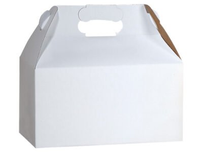 White Gable Boxes